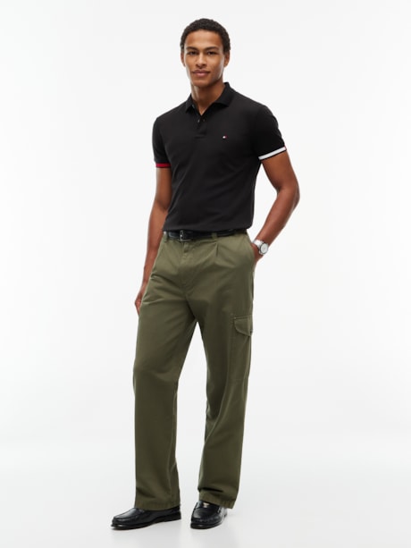 Polo em Algodão Fluido Interlock Slim Fit