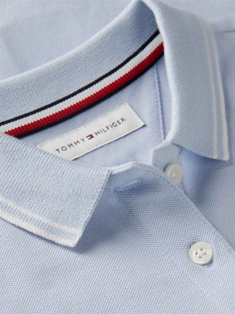 Polo Essential com Detalhes Contrastantes Regular Fit