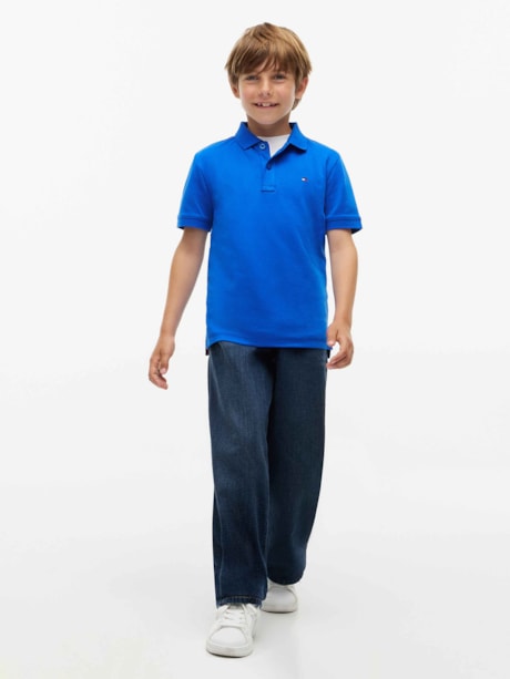 Polo Essential em Interlock Regular Fit