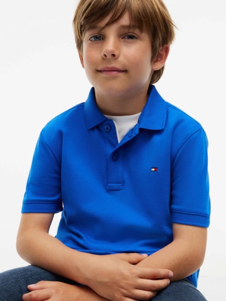 Polo Essential em Interlock Regular Fit