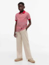 Polo Essential Regular Fit com Bandeira Bordada