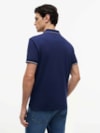 Polo Heritage Regular Fit com Detalhe Listrado