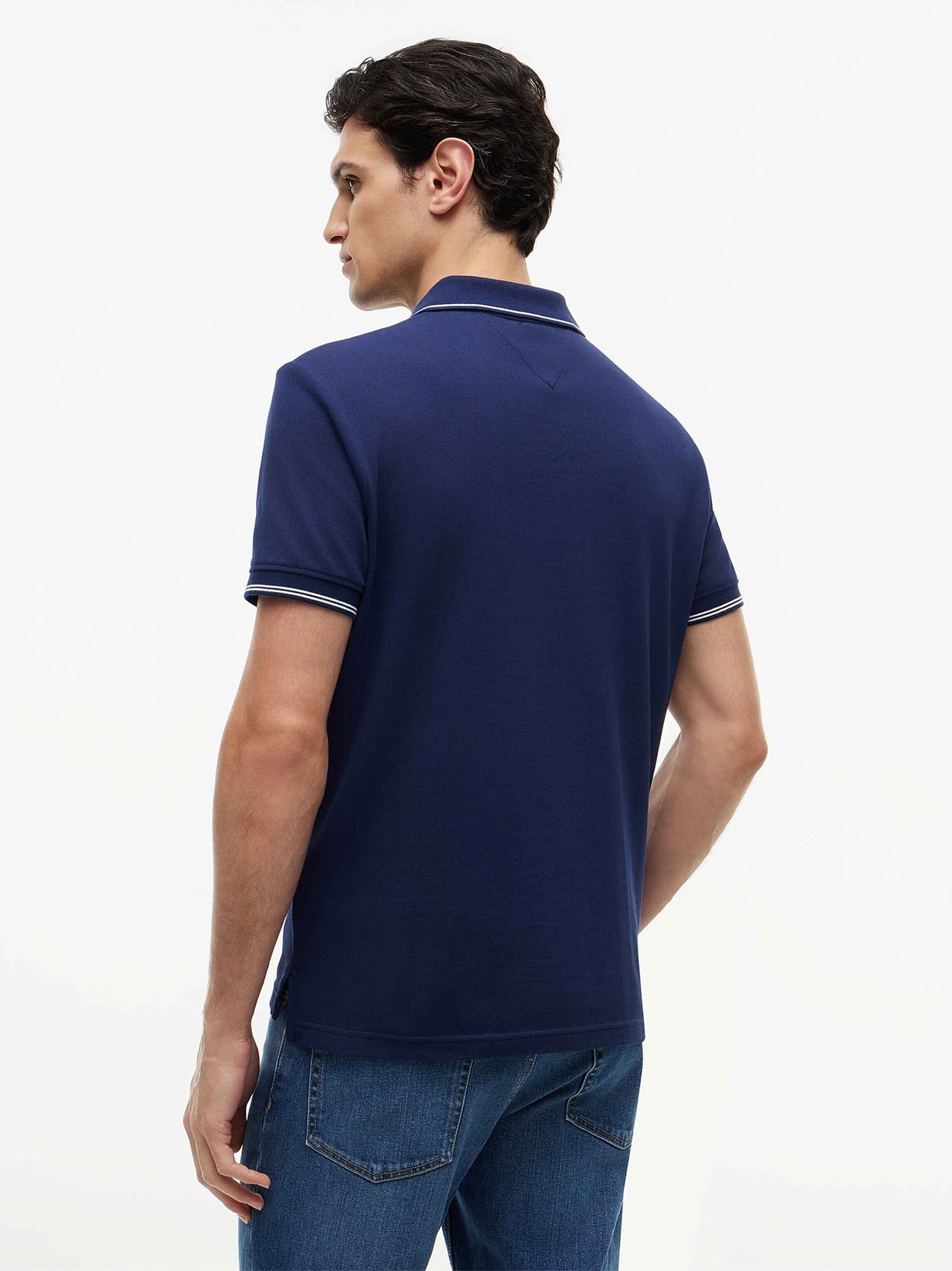 Polo Heritage Regular Fit com Detalhe Listrado