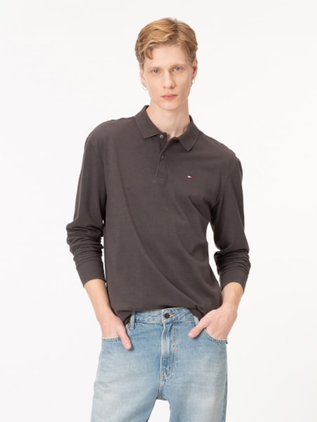 Polo Manga Longa Tommy Jeans