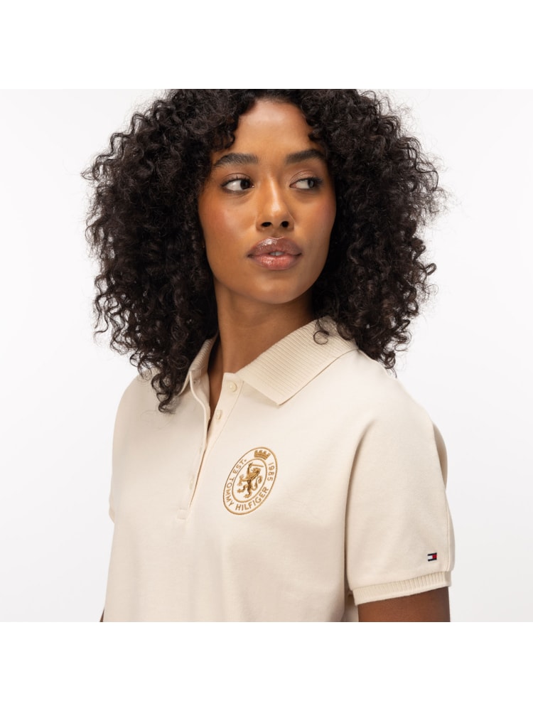 Polo Piquê com Brasão Relaxed Fit