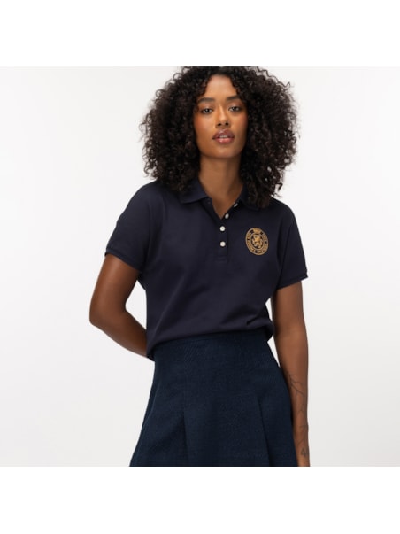Polo Piquê com Brasão Relaxed Fit