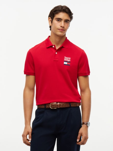 Polo Piquê com Logo Regular Fit