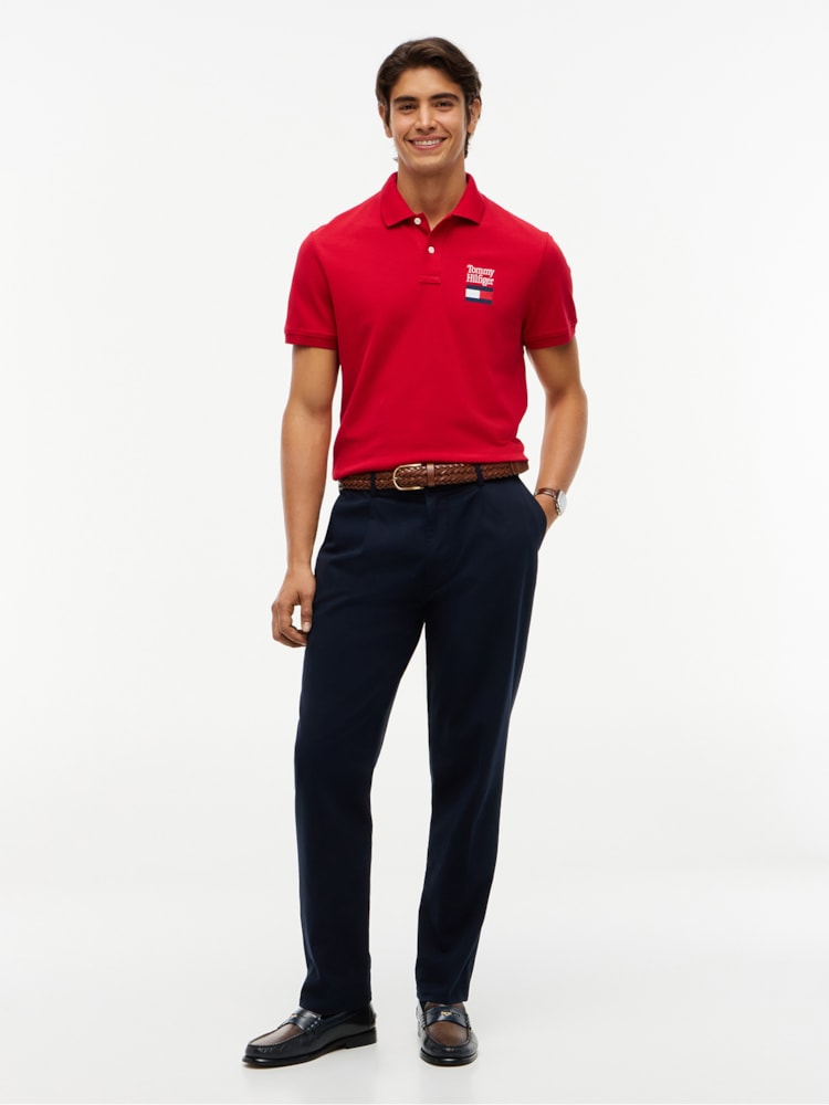 Polo Piquê com Logo Regular Fit