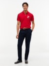 Polo Piquê com Logo Regular Fit
