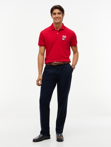 Polo Piquê com Logo Regular Fit