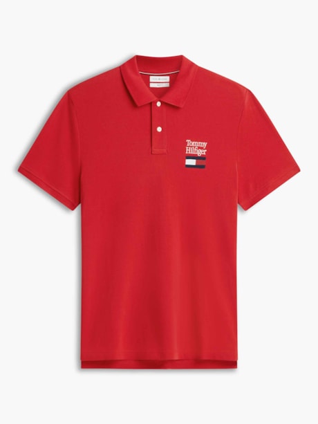 Polo Piquê com Logo Regular Fit