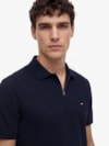 Polo Piquê Regular com Zíper