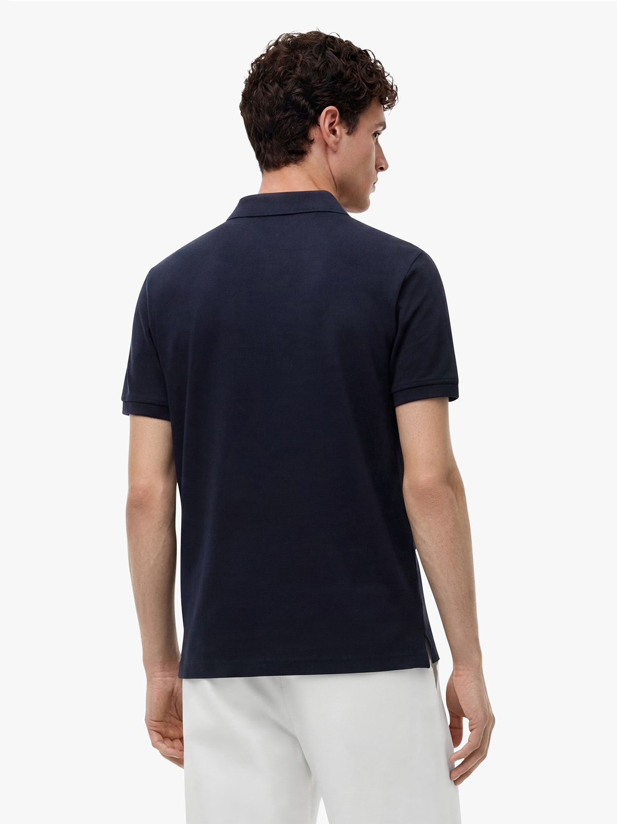 Polo Piquê Regular com Zíper