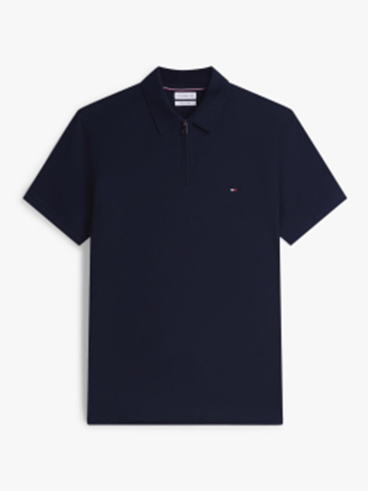 Polo Piquê Regular com Zíper