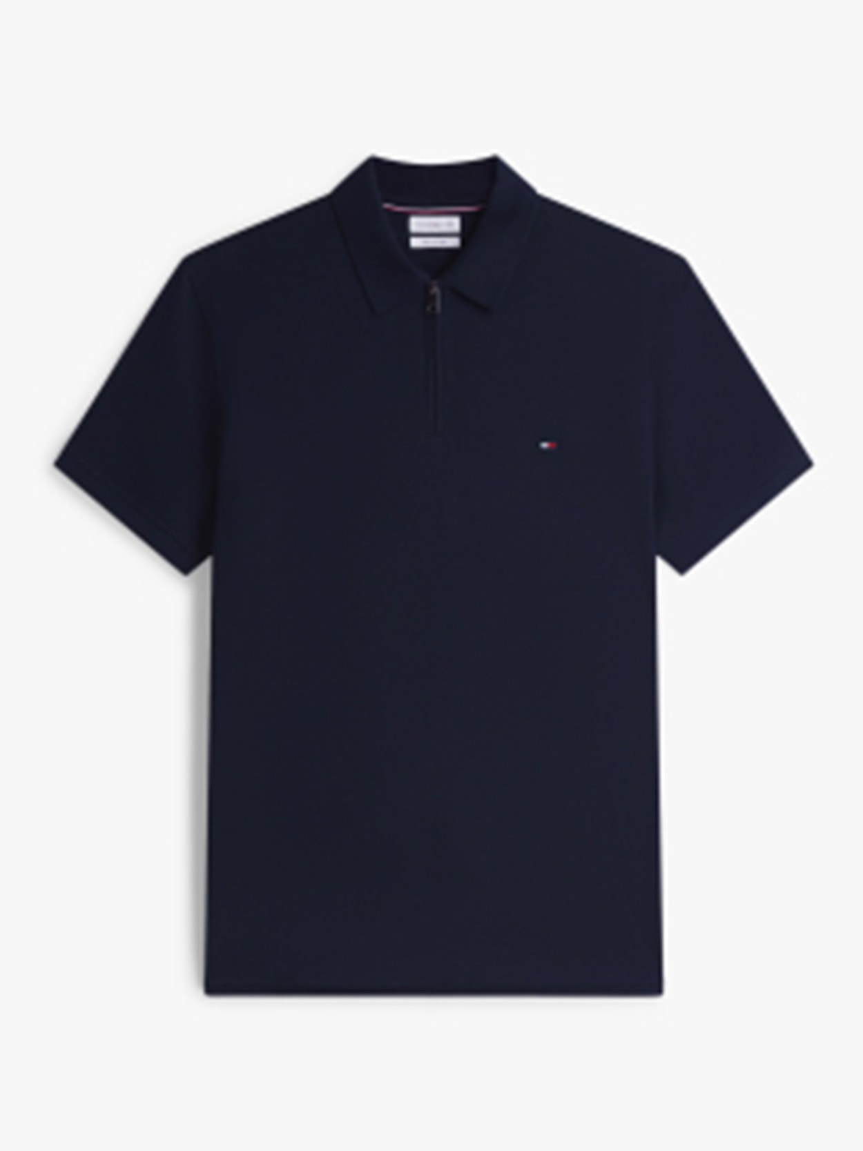 Polo Piquê Regular com Zíper
