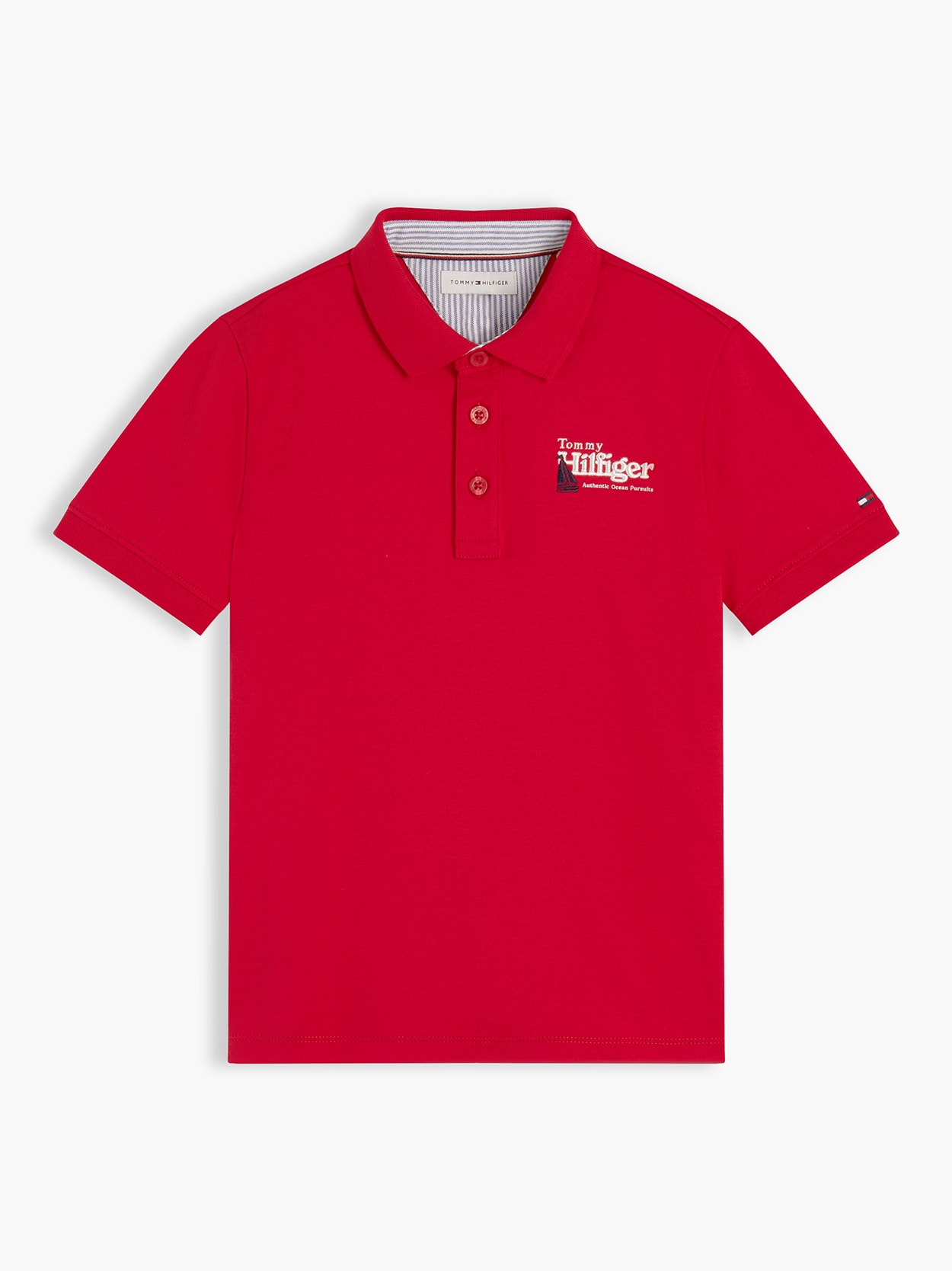 Polo Regular com Bordado Gráfico Infantil
