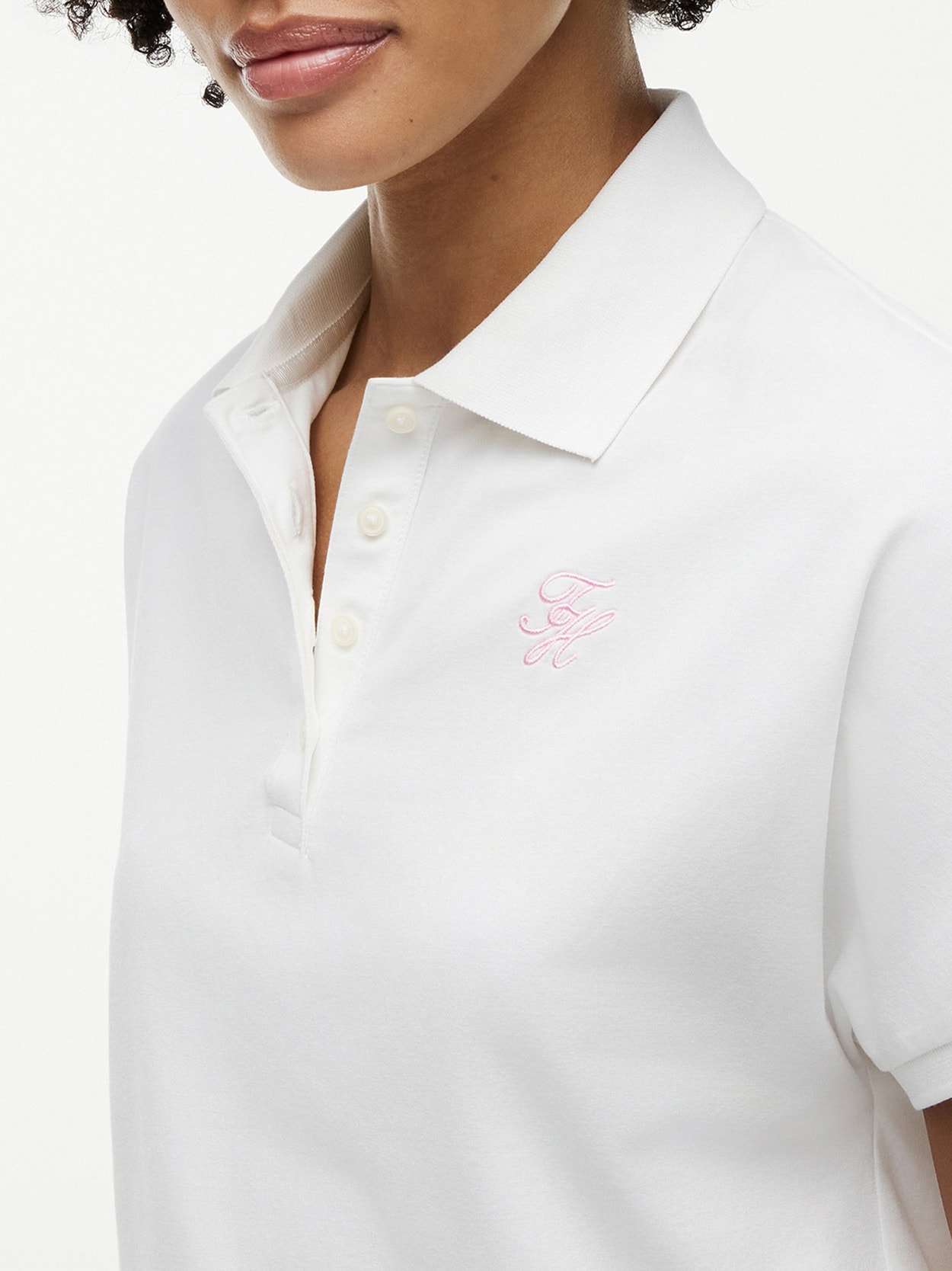 Polo Regular com Logo Bordado