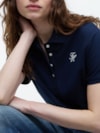 Polo Regular com Logo Bordado