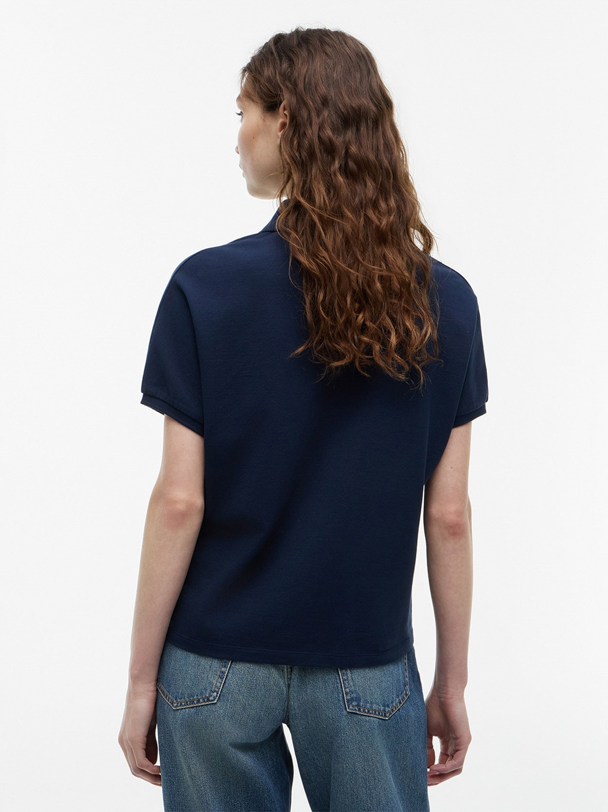 Polo Regular com Logo Bordado