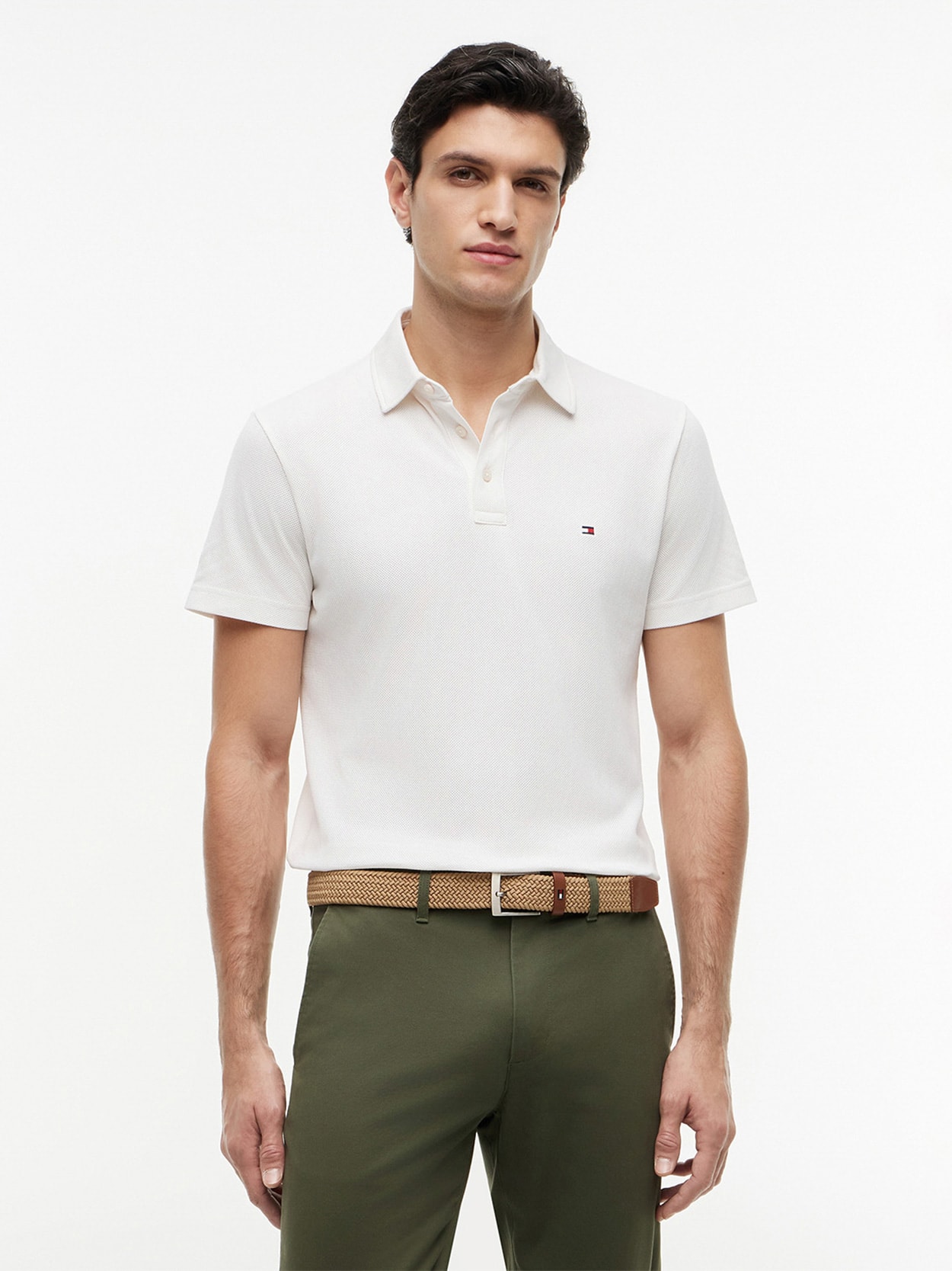 Polo Regular Fit Mesh Jersey