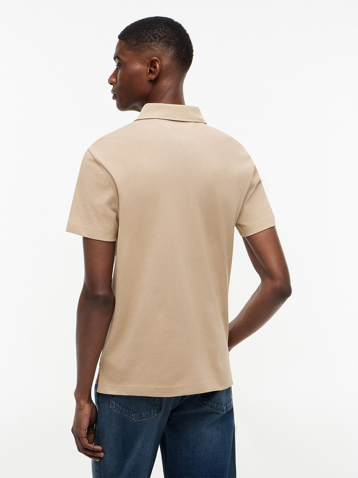 Polo Regular Fit Mesh Jersey