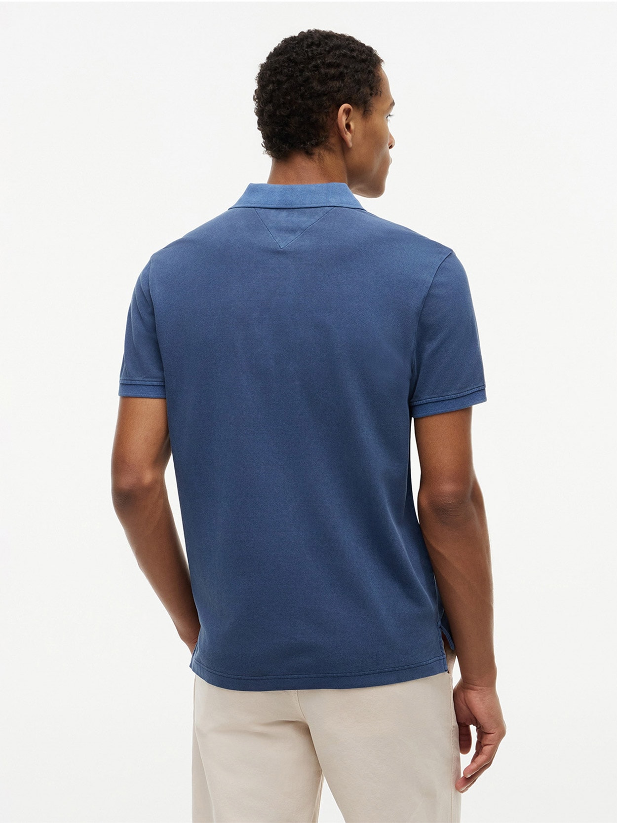 Polo Tingida Bandeira Bordada Regular Fit
