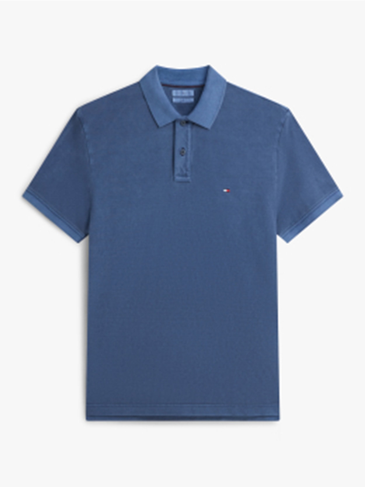 Polo Tingida Bandeira Bordada Regular Fit