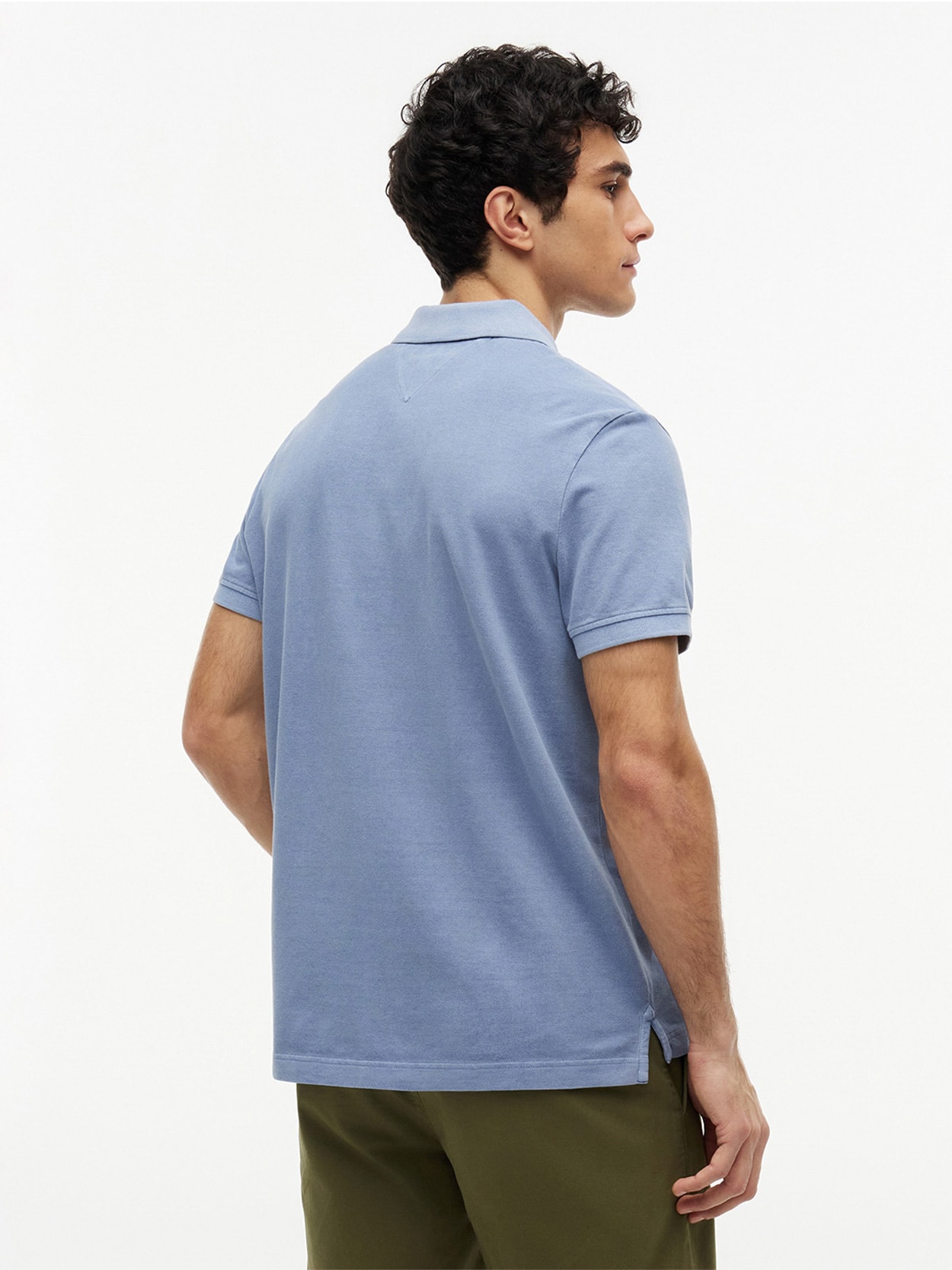 Polo Tingida Bandeira Bordada Regular Fit