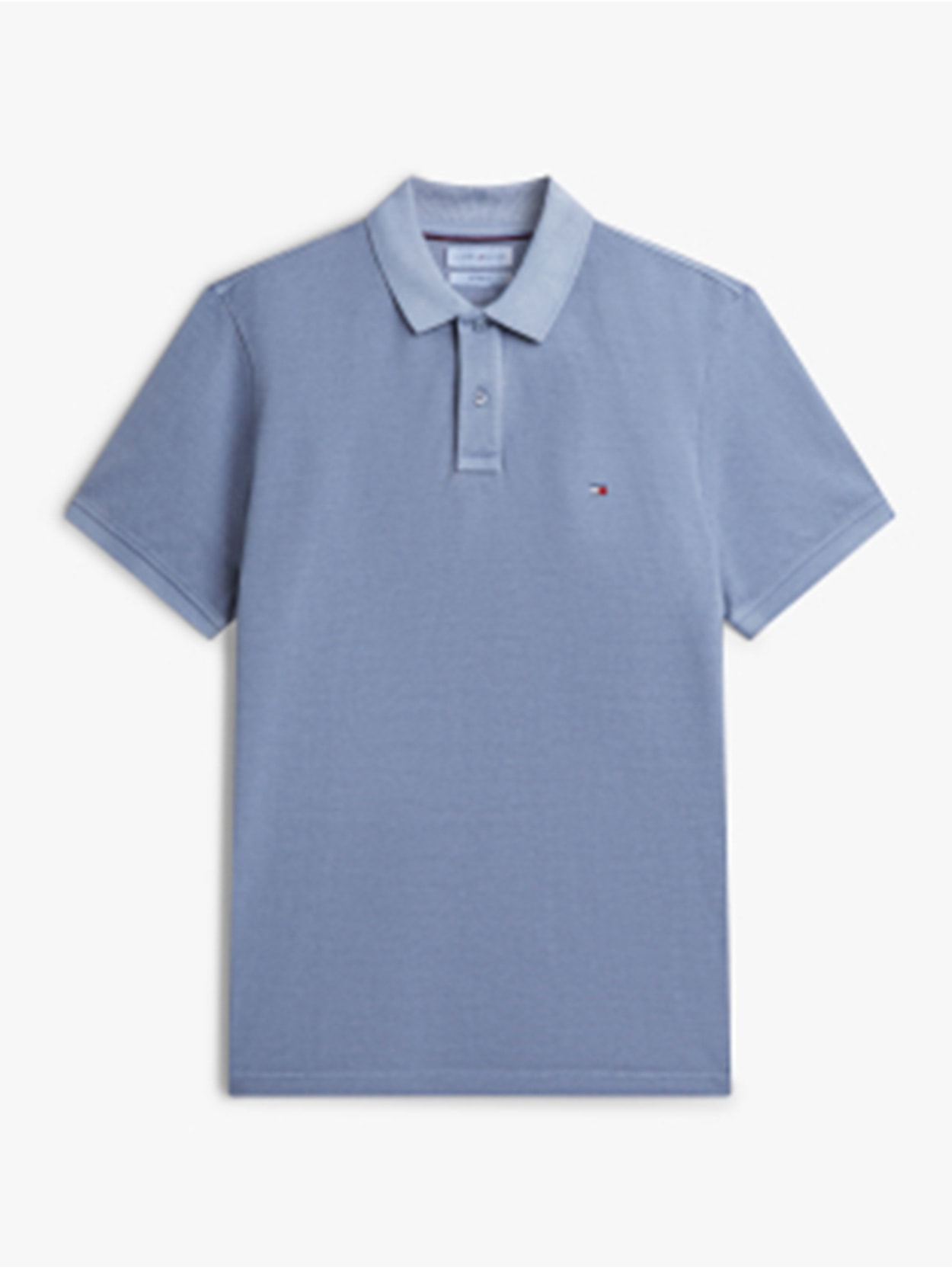 Polo Tingida Bandeira Bordada Regular Fit