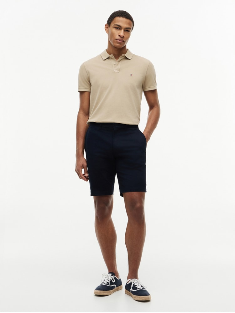Polo Tingida Bandeira Bordada Regular Fit