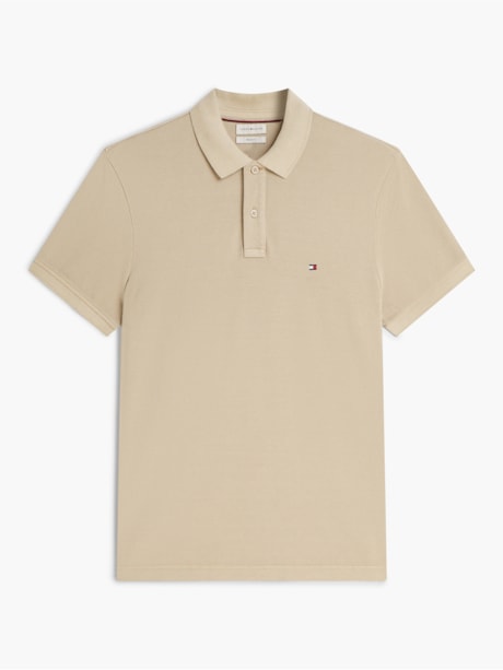 Polo Tingida Bandeira Bordada Regular Fit