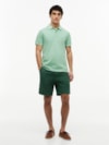 Polo Tingida Bandeira Bordada Regular Fit