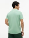 Polo Tingida Bandeira Bordada Regular Fit