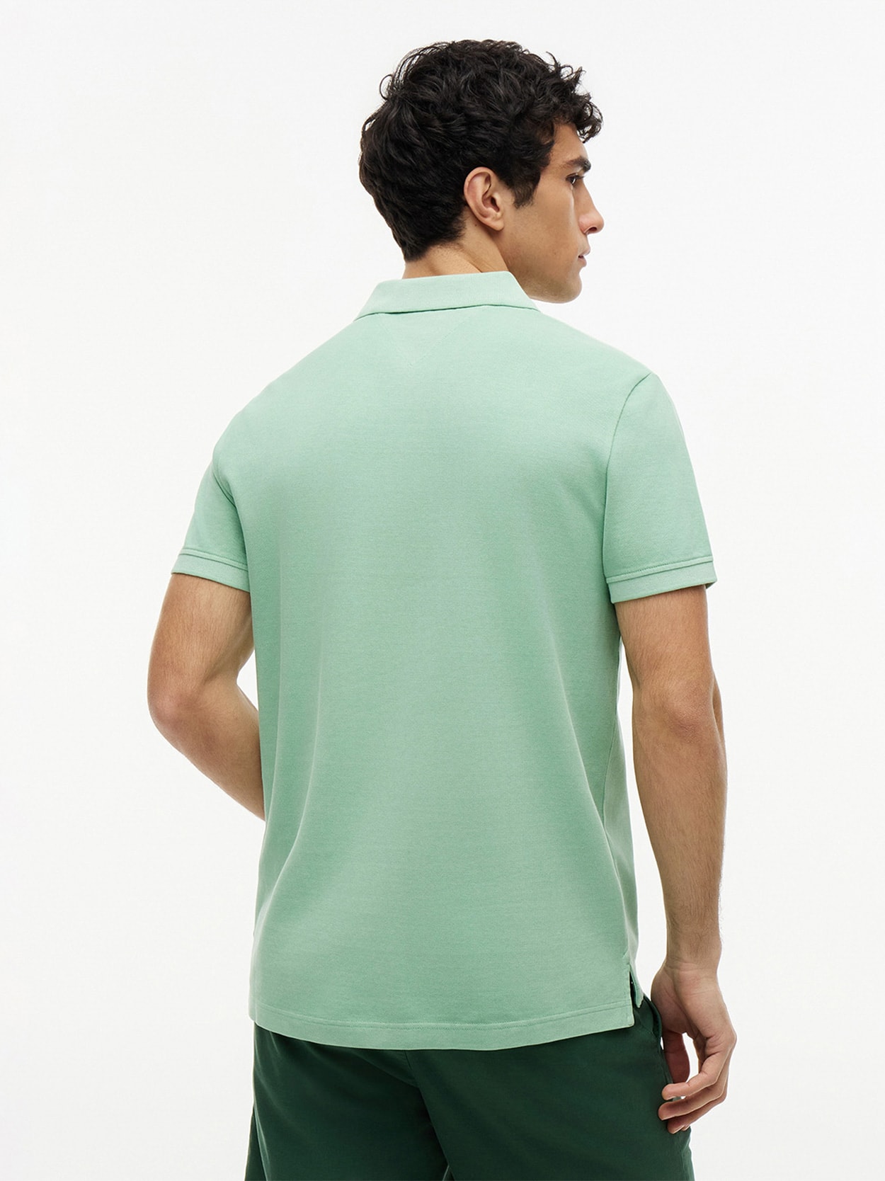 Polo Tingida Bandeira Bordada Regular Fit