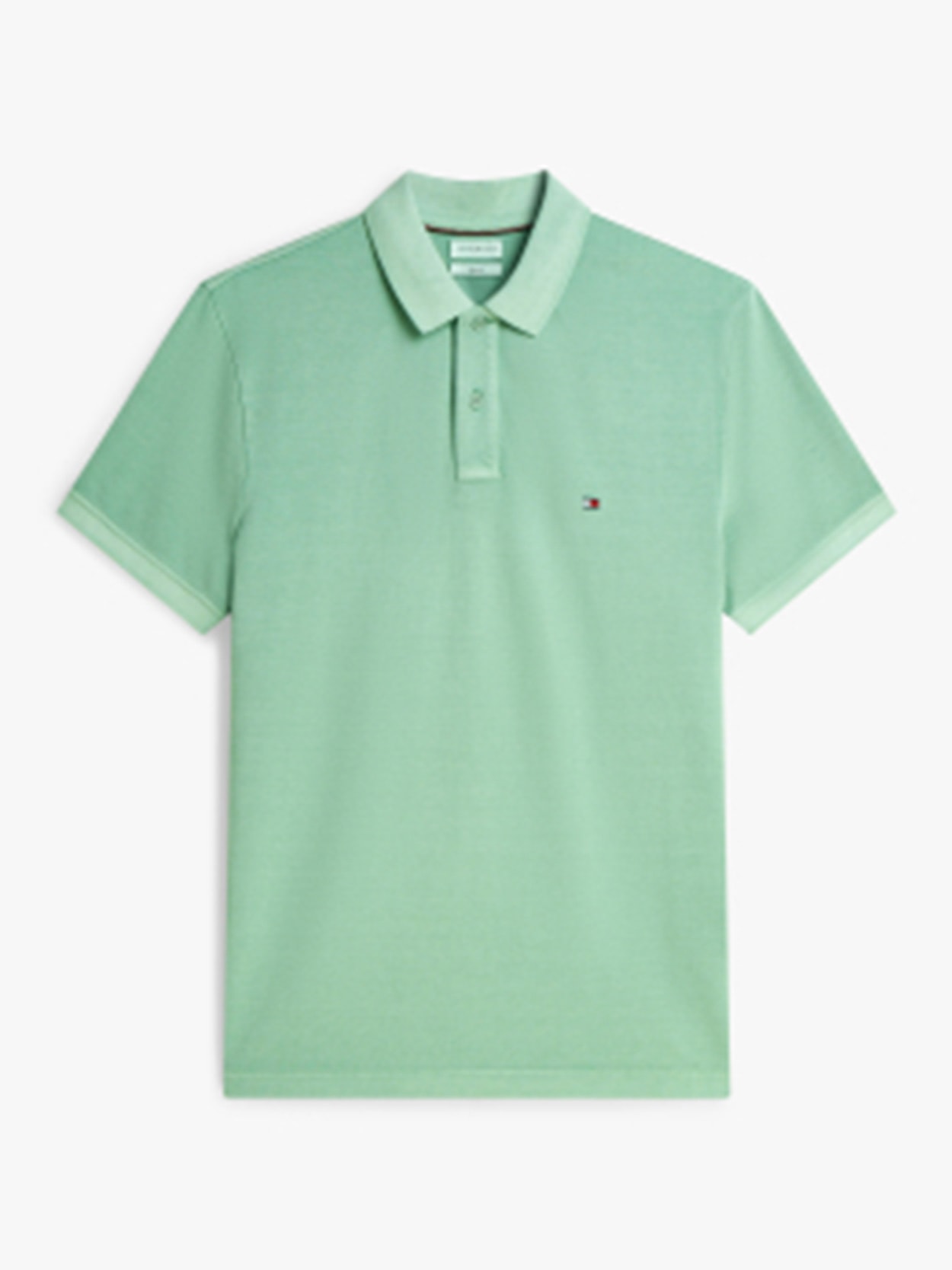 Polo Tingida Bandeira Bordada Regular Fit