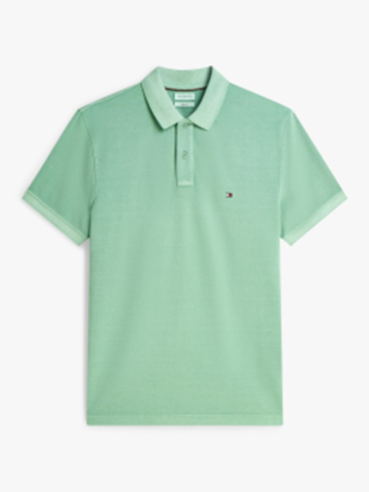 Polo Tingida Bandeira Bordada Regular Fit