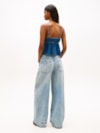 Regata Alças Finas Chambray Top