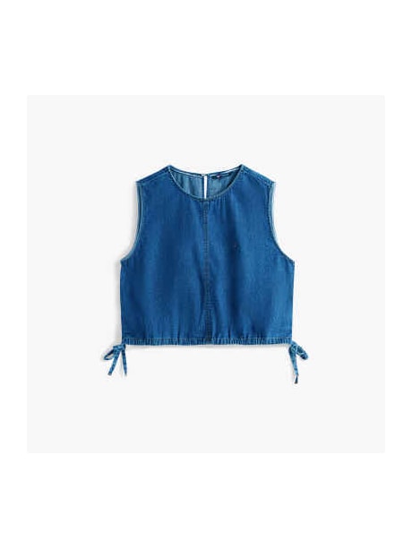 Regata Amarração Chambray Blusa