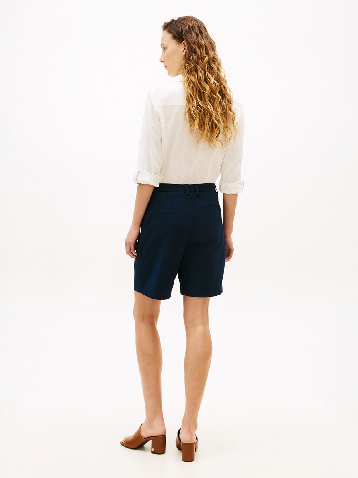 Short Co Twill Slim Straight
