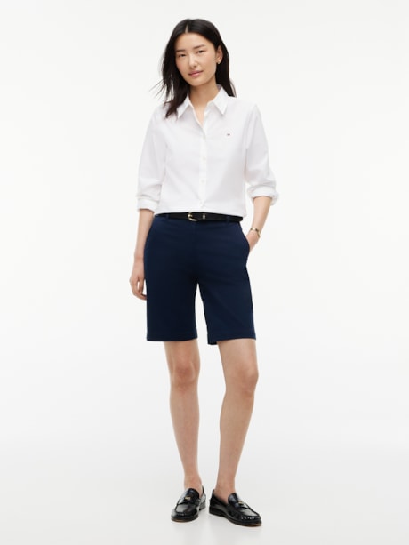 Short Co Twill Slim Straight