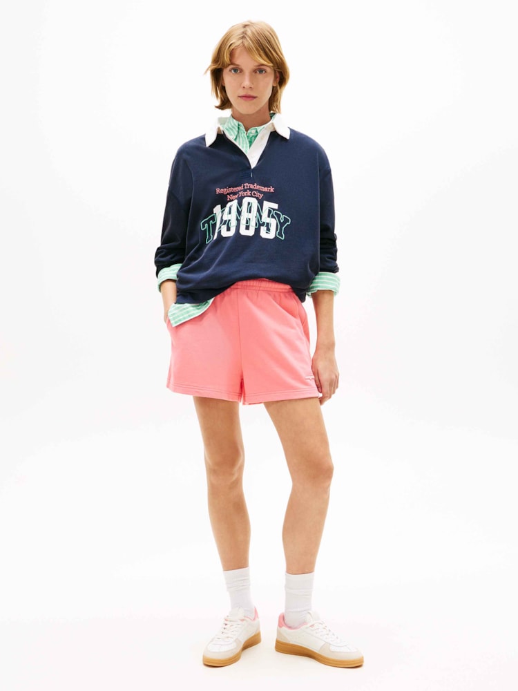 Short Cursivo Etiqueta Moletom