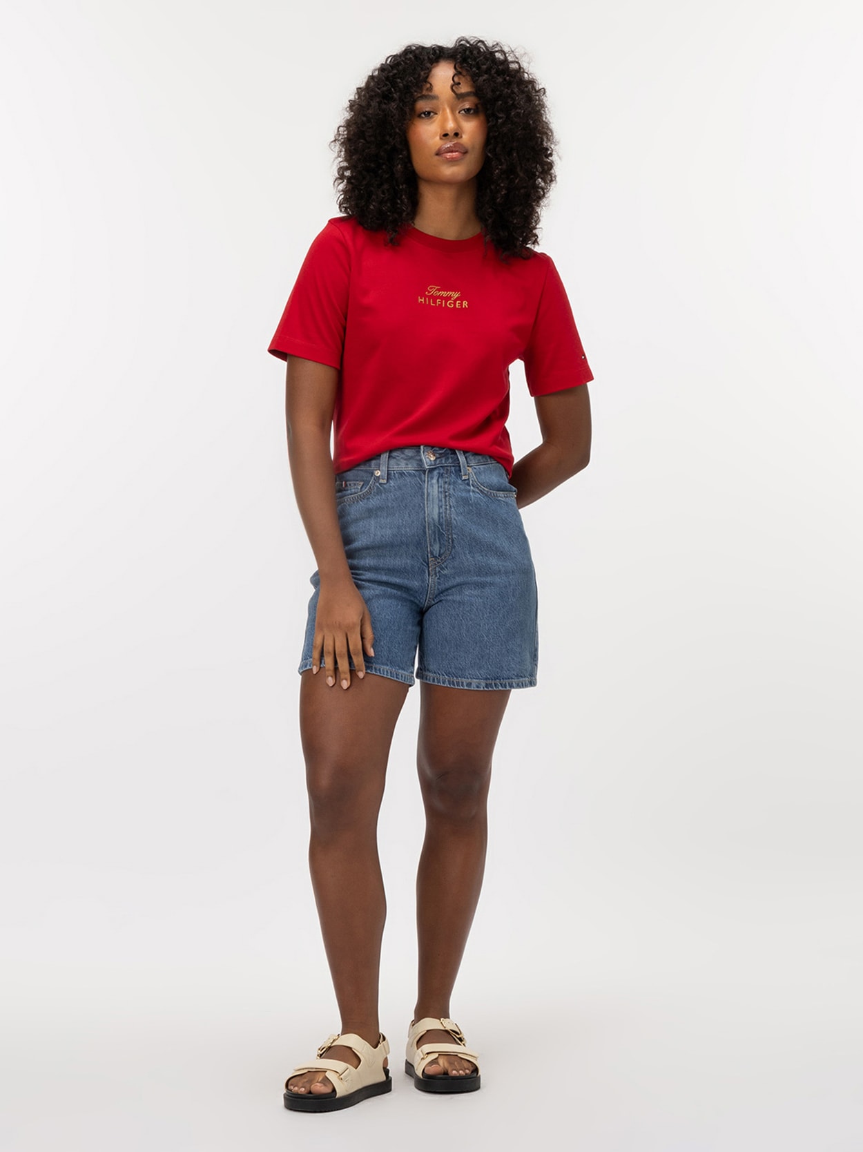 Short Jeans Slim HW Mel