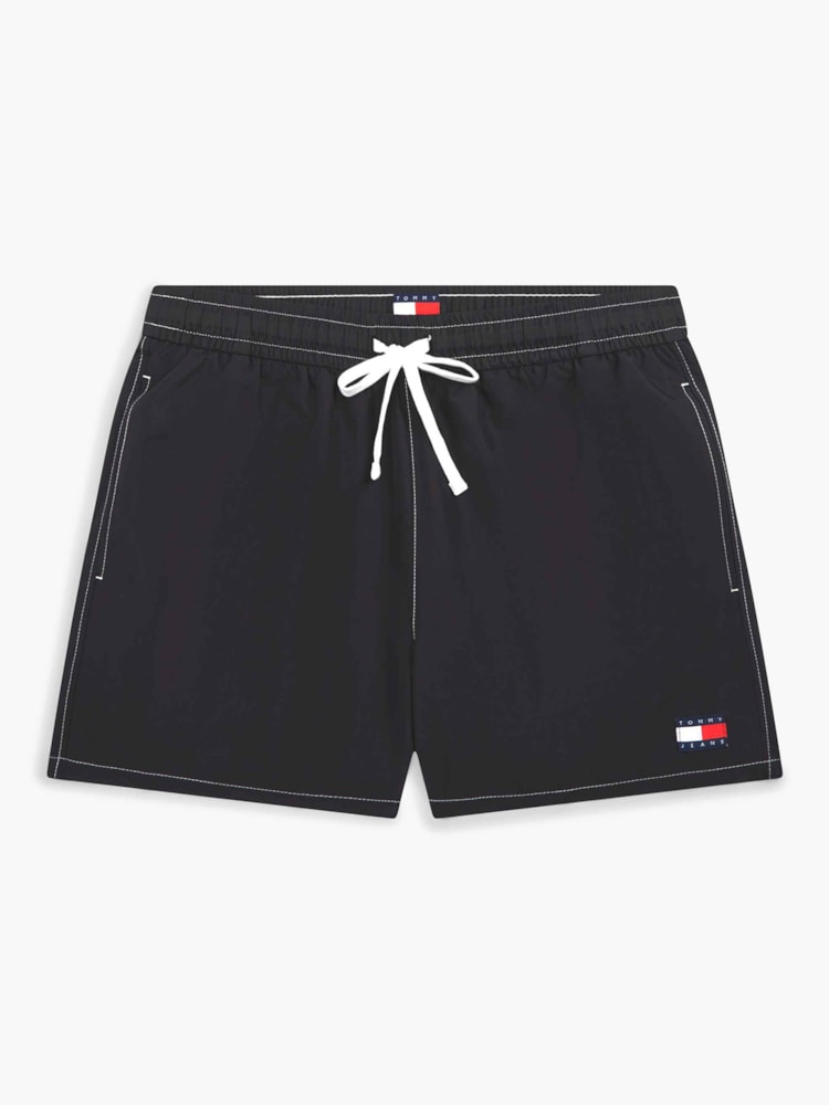 Short Médio Cordão de Ajuste Liso