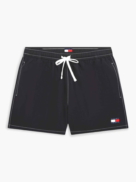Short Médio Cordão de Ajuste Liso