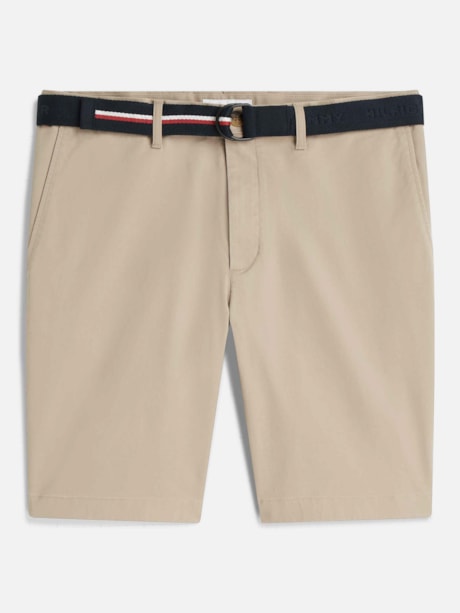 Shorts Chino Denton Slim Reto com Cinto