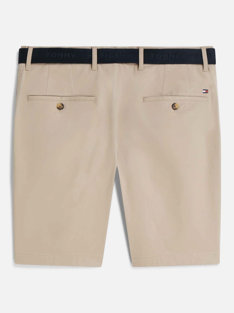 Shorts Chino Denton Slim Reto com Cinto