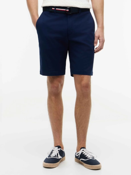 Shorts Chino Denton Slim Reto com Cinto