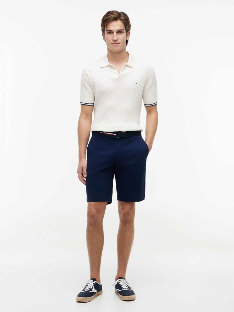 Shorts Chino Denton Slim Reto com Cinto