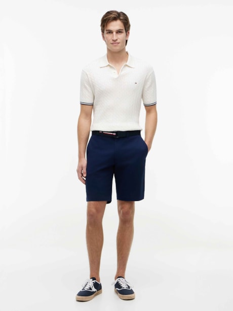 Shorts Chino Denton Slim Reto com Cinto