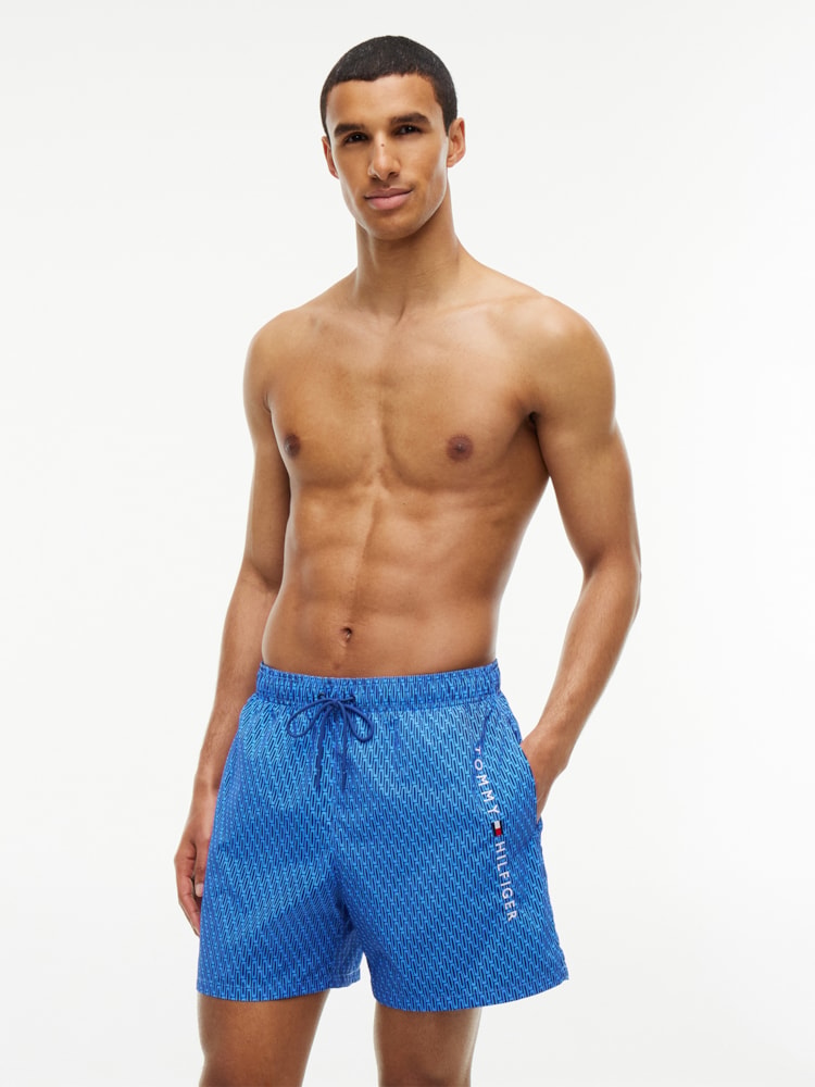 Shorts de Banho Comprimento Médio com Estampa Original
